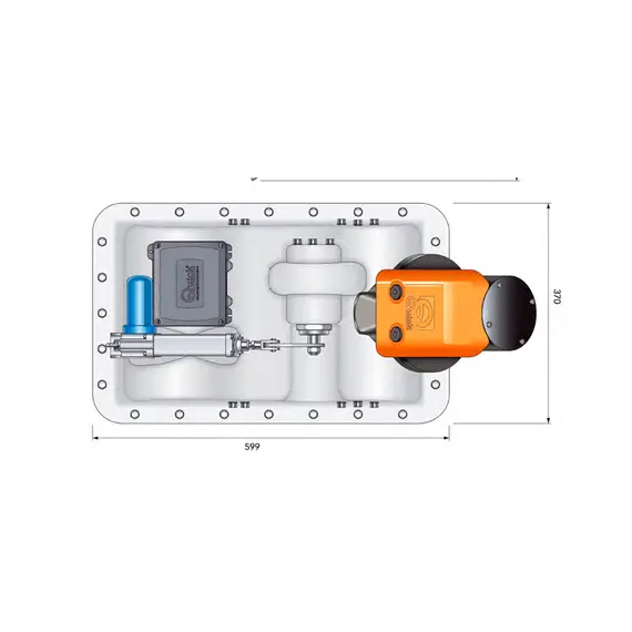 Propulseur rétractable BTQR 185-85 DP - 12v