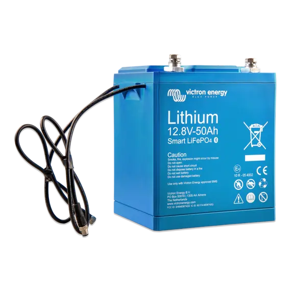 LiFePO4 battery 12.8V/50Ah - Smart, 2 image LiFePO4 battery 12.8V/50Ah - Smart, 2 image