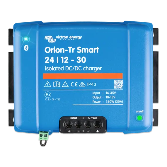 Orion-Tr Smart 24/12-30A Isolated DC-DC charger, 3 image Orion-Tr Smart 24/12-30A Isolated DC-DC charger, 3 image