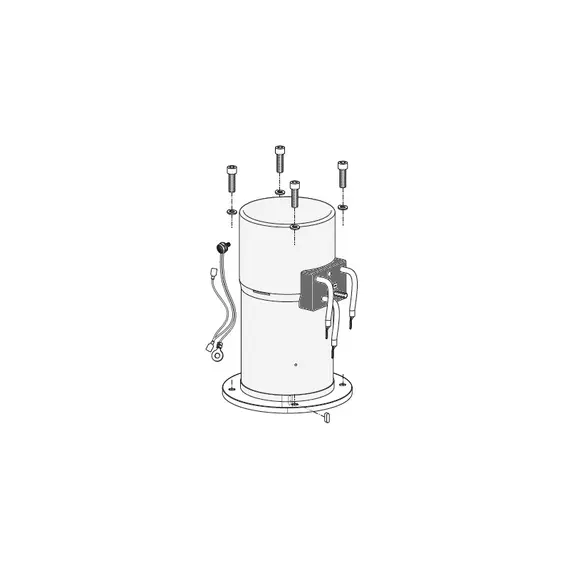 Electric Motor for Thruster 185 - 4000w - 12v
