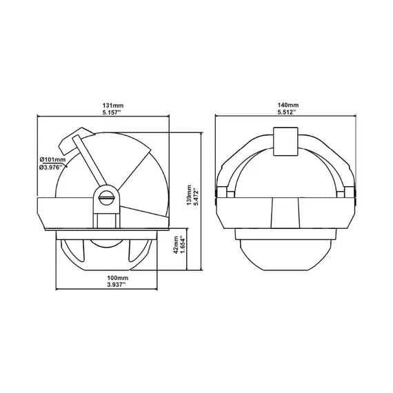 Compass Offshore 105 - Black - Conical/Black Compass Offshore 105 - Black - Conical/Black