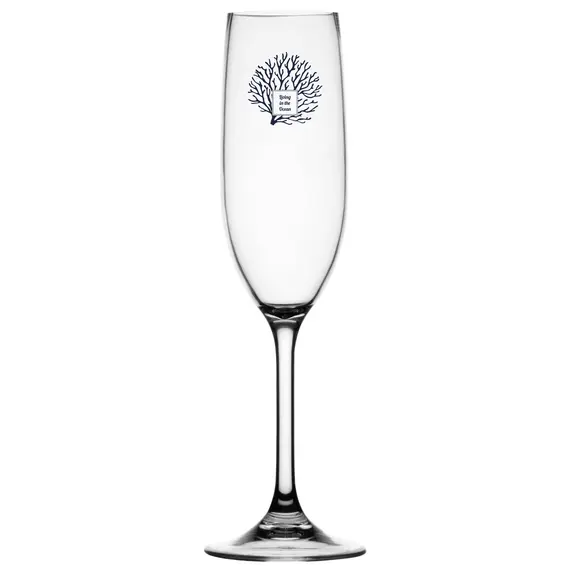 Verres à champagne vivants