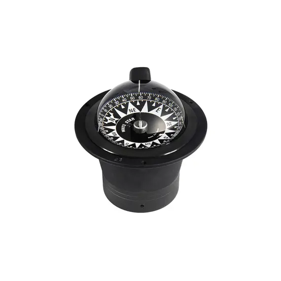 Compas White Star BW1 - Noir - Haute Vitesse - 2 degrés - Avec Certificat RINA