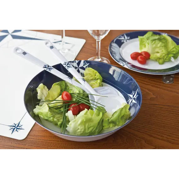 Northwind Salad Bowl with Spoons, 3 image Northwind Salad Bowl with Spoons, 3 image