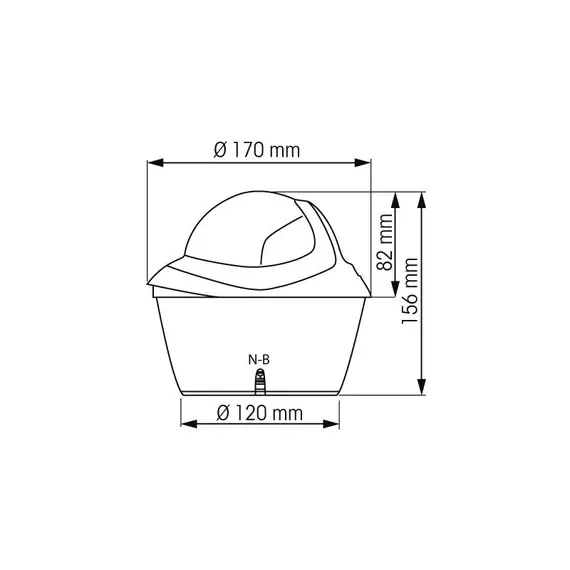 Compas Olympique 115 - Blanc - Plat/Noir, 3 image Compas Olympique 115 - Blanc - Plat/Noir, 3 image