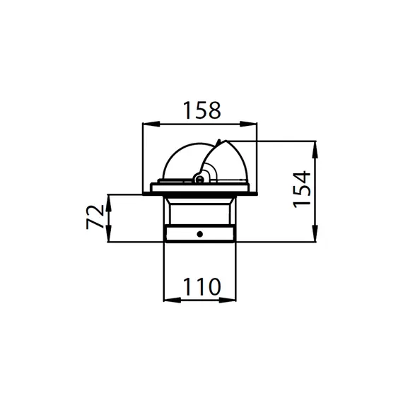 Urania BU10 Compass - Black, 2 image Urania BU10 Compass - Black, 2 image