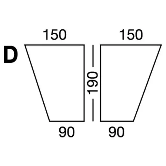 Modèle de feuille élastique D - Blanc