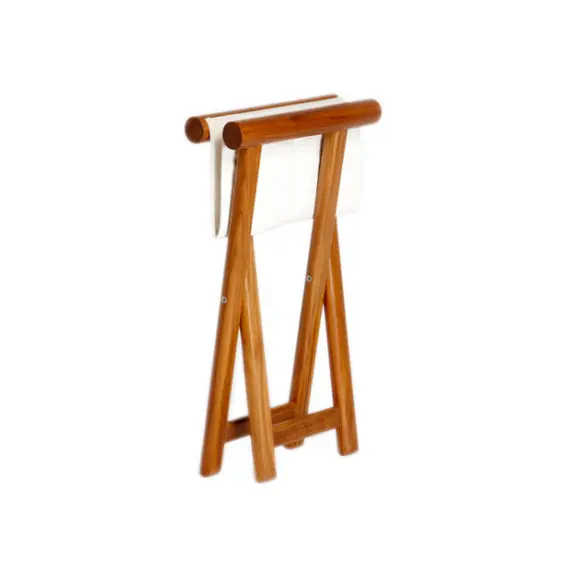 Folding Stool - Ecru, Color: Ecru, 2 image Folding Stool - Ecru, Color: Ecru, 2 image
