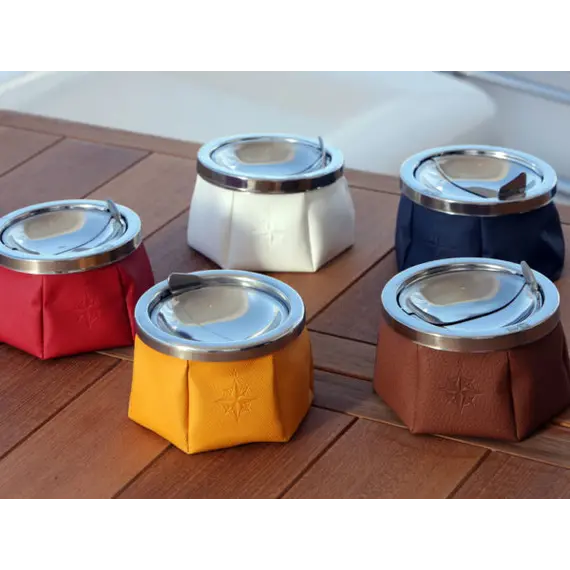 Windproof Ashtray - White, Color: White, 2 image Windproof Ashtray - White, Color: White, 2 image