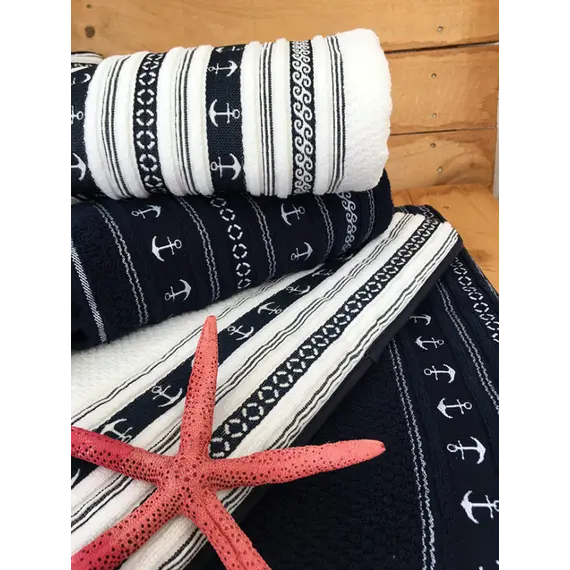 Ensemble de serviettes Santorini Anchors, 3 image