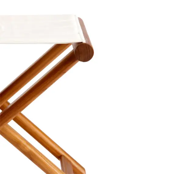 Folding Stool - Ecru, Color: Ecru, 3 image Folding Stool - Ecru, Color: Ecru, 3 image