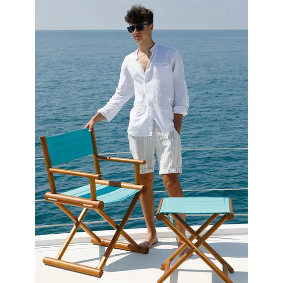 Chaise du Directeur - Turquoise, Couleur: Turquoise, 3 image Chaise du Directeur - Turquoise, Couleur: Turquoise, 3 image