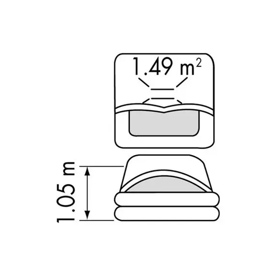 Radeau de sauvetage Transocean ISO 9650 en conteneur - 4P - Pack d'urgence >24h, Personnes: 4, Forfait: Container, 3 image