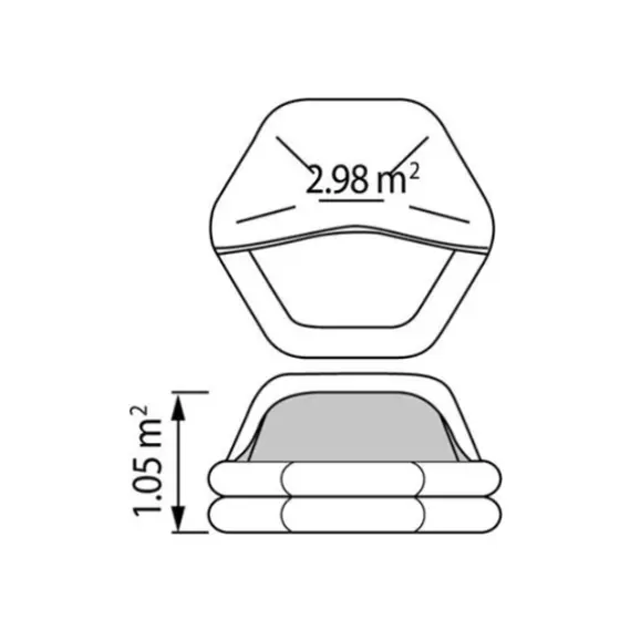 Liferaft Transocean ISO 9650 in Canister  - 8P - Emergency pack >24h, Persons: 8, Package: Container, 3 image