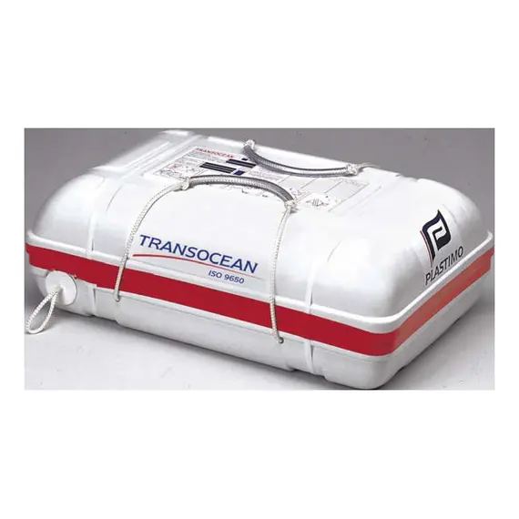 Liferaft Transocean ISO 9650 in Canister  - 8P - Emergency pack >24h, Persons: 8, Package: Container, 2 image