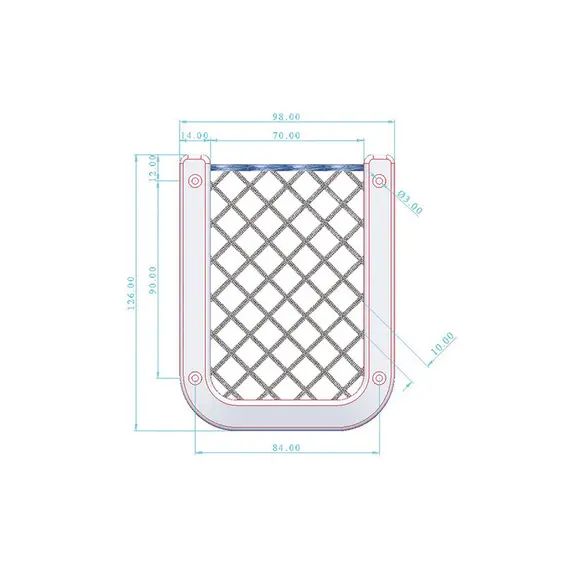 Filet de rangement - 126x98mm, 2 image