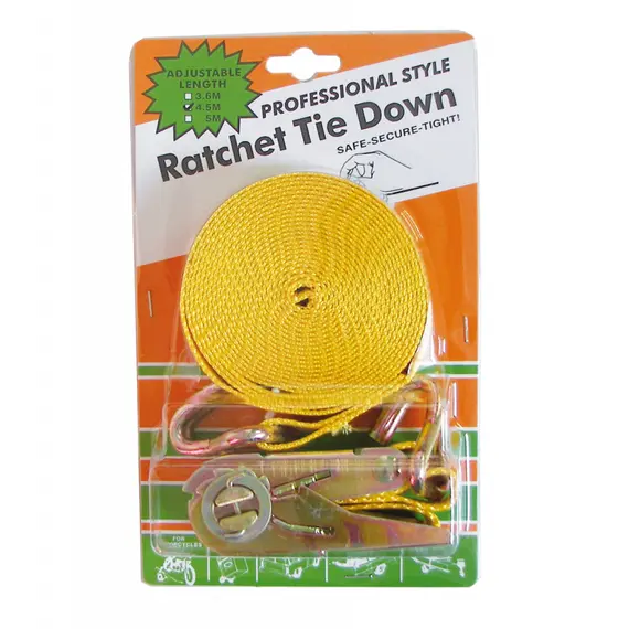 Ratchet Tie Down - 454cm

Attache à cliquet - 454cm, Largeur, mm: 25