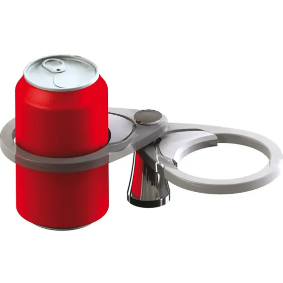 Support en laiton chromé pour verre/canette