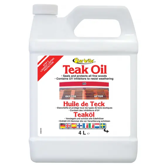 Huile de teck - 4L, Capacité, L: 4