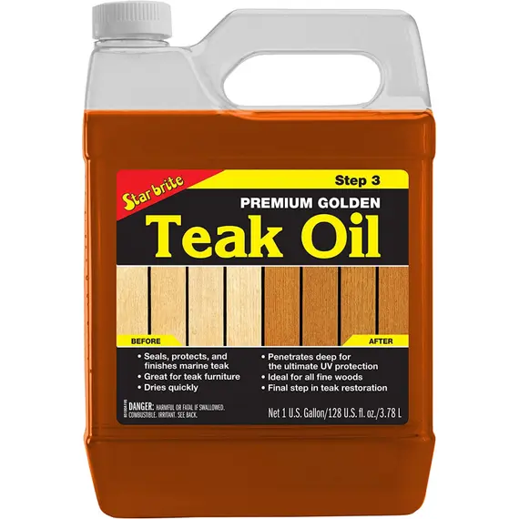Huile de teck Premium Gold - 3,8 L, Capacité, L: 3.8
