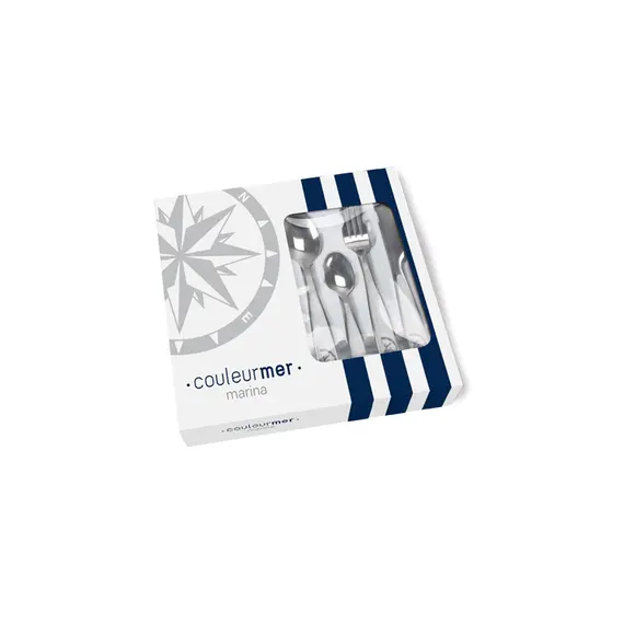Ensemble de couverts pour 6 personnes - Ligne Marina, 2 image Ensemble de couverts pour 6 personnes - Ligne Marina, 2 image