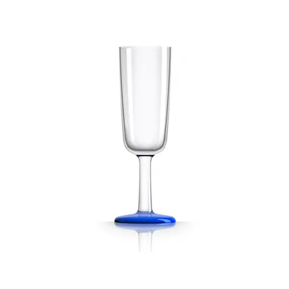 Champagne Flute - Blue Klein Line