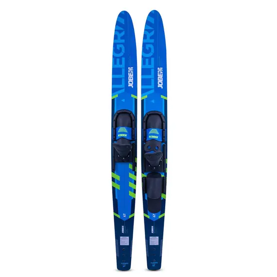 Jobe Allegre Combo Waterskis - Blue, Color: Blue