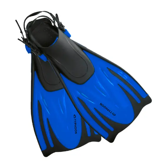 Ailettes de pied réglables T-Jet pour enfant - bleu - S/M, Pointure de chaussures: From 25,5 to 32, Couleur: Blue