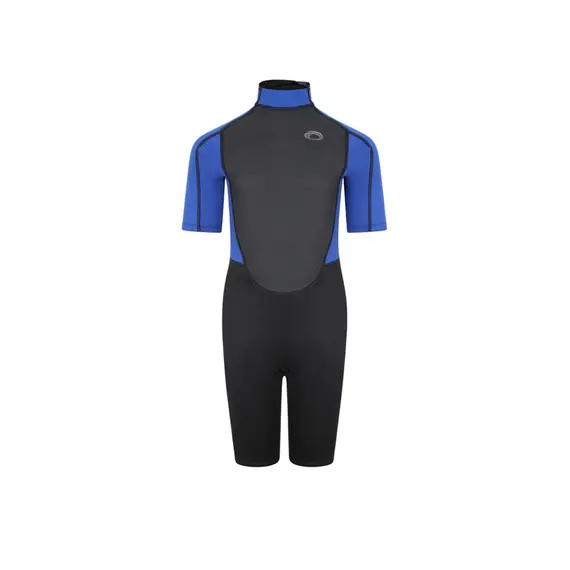 Storm 2.8 Child Short Wetsuit - Black/blue - M, Clothing size: M