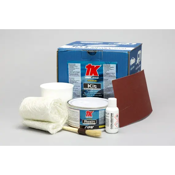 Kit de réparation en plastique renforcé de verre - 375ml, 2 image Kit de réparation en plastique renforcé de verre - 375ml, 2 image