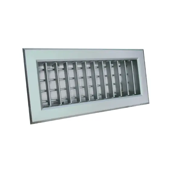 Grille d'air d'alimentation en aluminium anodisé - 100x100mm