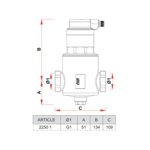 Deaerator for Heating System - 1", 2 image Deaerator for Heating System - 1", 2 image