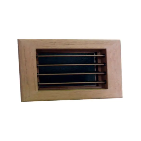 Grille d'aération en teck - 150x100mm