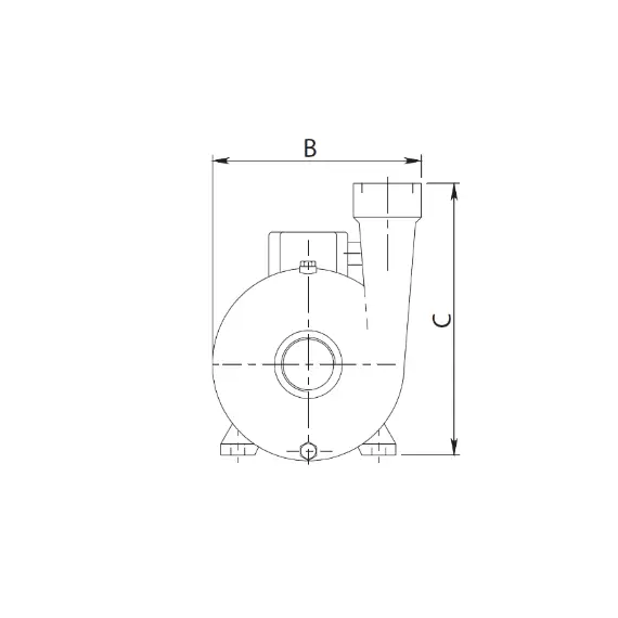 Pompe à eau de mer centrifuge - UB-CE 22-M, 3 image Pompe à eau de mer centrifuge - UB-CE 22-M, 3 image
