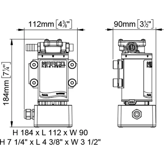 Pompe OCK1-E - 12/24V, 2 image Pompe OCK1-E - 12/24V, 2 image