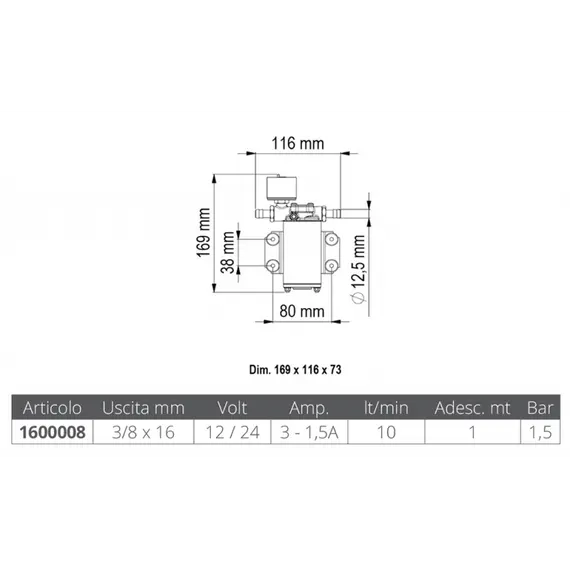 UP2/E Pompe - 12/24V, 2 image UP2/E Pompe - 12/24V, 2 image
