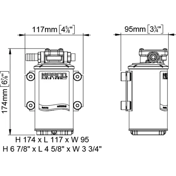 UP6/OIL Pompe à engrenages - 12V, Tension, V CC: 12, 2 image UP6/OIL Pompe à engrenages - 12V, Tension, V CC: 12, 2 image