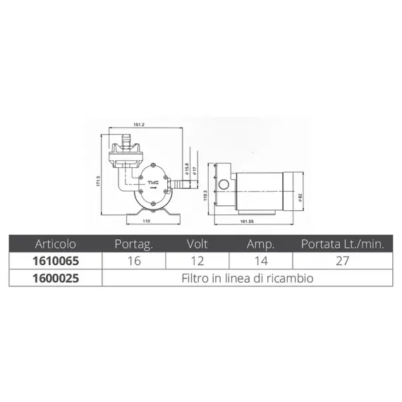 Pompe à engrenages auto-amorçante - 12V, 2 image Pompe à engrenages auto-amorçante - 12V, 2 image