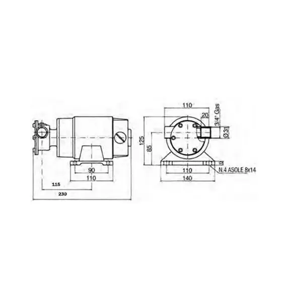 Pompe EP60 - 24V, Tension, V CC: 24, 2 image Pompe EP60 - 24V, Tension, V CC: 24, 2 image