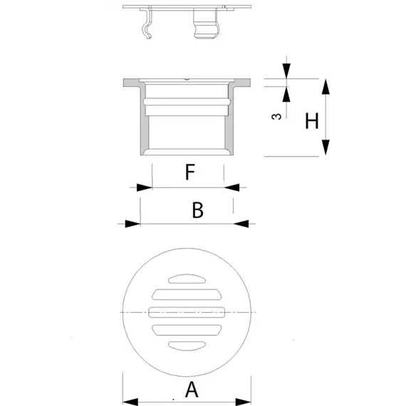 Stainless Steel Discharge Strainer - 1", Thread: 1", 2 image Stainless Steel Discharge Strainer - 1", Thread: 1", 2 image