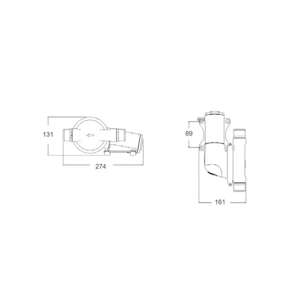 Pompe à membrane pour eaux usées - 24V, Tension, V CC: 24, 2 image Pompe à membrane pour eaux usées - 24V, Tension, V CC: 24, 2 image