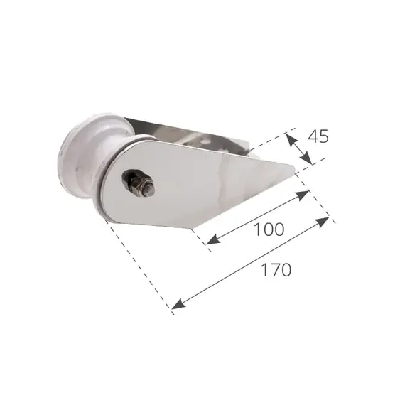 Stainless Steel Bow Spooler - 170mm, 2 image Stainless Steel Bow Spooler - 170mm, 2 image