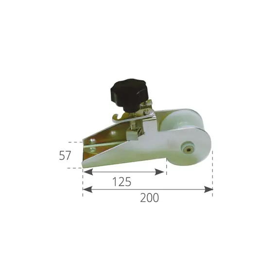 Dévidoir d'étrave en acier inoxydable - 200mm, 2 image Dévidoir d'étrave en acier inoxydable - 200mm, 2 image