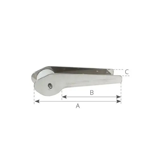 Stainless Steel Bow Spooler - 10kg, For anchor up to, kg: 10, 2 image Stainless Steel Bow Spooler - 10kg, For anchor up to, kg: 10, 2 image