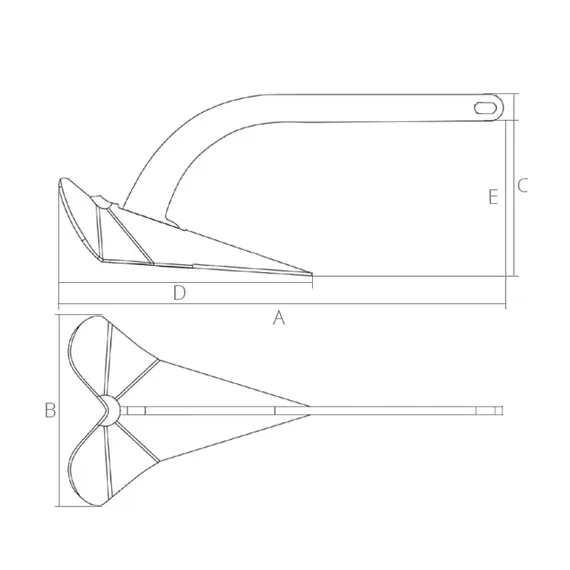 Plastimo Kobra 2 Ancre - 16kg, Poids, kg: 16, 3 image Plastimo Kobra 2 Ancre - 16kg, Poids, kg: 16, 3 image