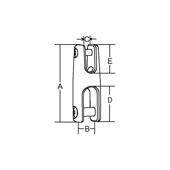 Fixed Stainless Steel Anchor Connector - 6/8mm, Chain  diameter, mm: 6-8, 2 image