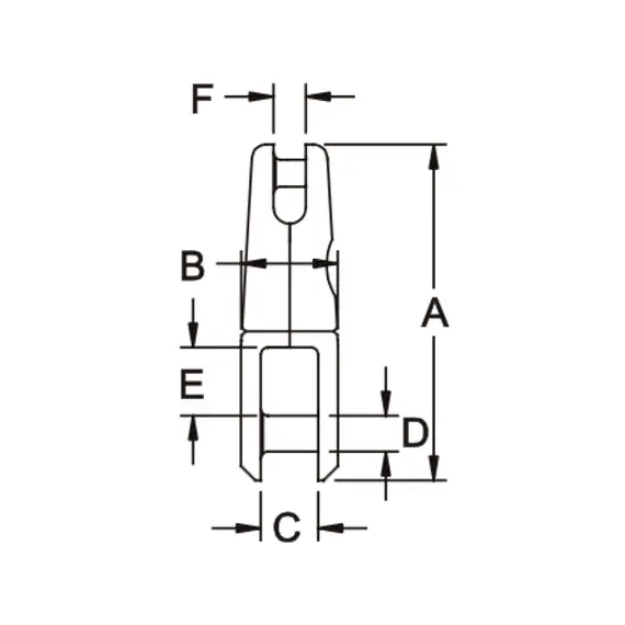Swivel Stainless Steel Chain-Anchor Connector - 12/14mm, Chain  diameter, mm: 12-14, 3 image