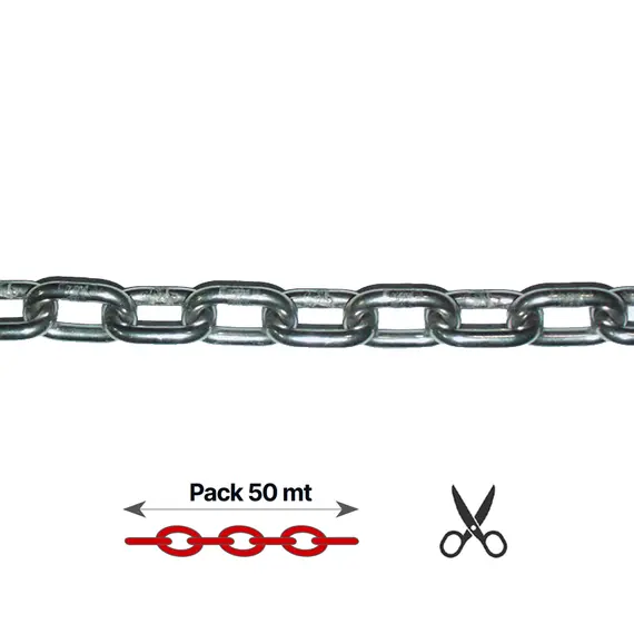 Stainless Steel Chain - 6mm, Chain  diameter, mm: 6