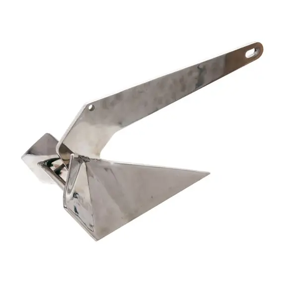 Ancre en D en acier inoxydable - 10 kg
