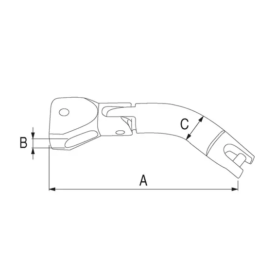Stainless Steel Swiveling Anchor Connector - 10/12mm, Chain  diameter, mm: 10-12, 3 image